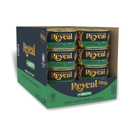 Reveal Natural Wet Cat Food Tuna with Seaweed in B