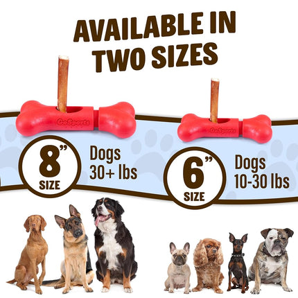 GoSports Chew Champ Bully Stick Holder for Dogs - Securely Holds Bully Sticks to Help Prevent Choking - 8 Inch Size