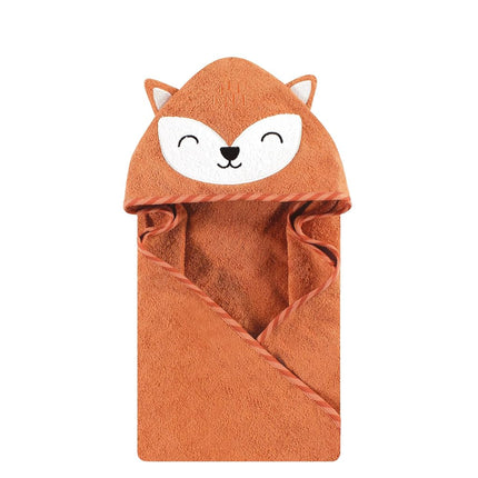 Hudson Baby Unisex Baby Cotton Animal Face Hooded 