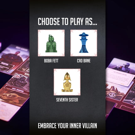 Ravensburger Star Wars Villainous - Scum and Villainy Strategy Board Game - Join Boba Fett, Seventh Sister, or Cad Bane in This Stand-Alone, or Expand with Other Star Wars Villainous Games - Ages 10+
