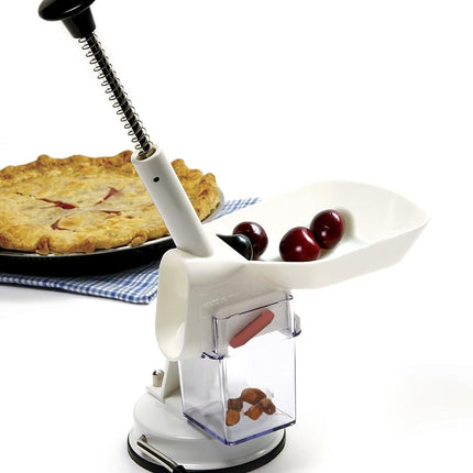 Norpro Cherry Pitter Tool Automatic with Suction Base Seed Pit Huller 6.25'' Length