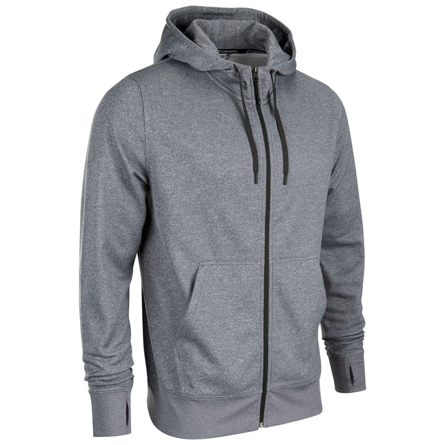 CHAMPRO Men's Lineup Fleece Zip Up Hoodie Heather 