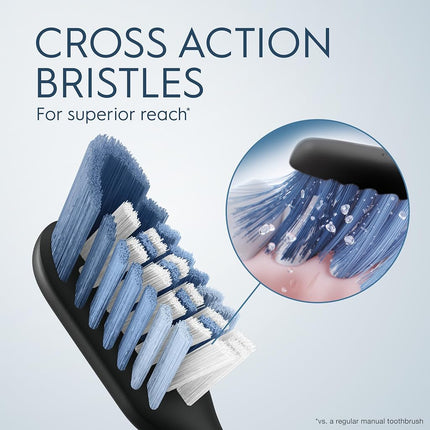 Oral-B Clic Toothbrush Ultimate Clean Replacement Brush Heads, Black, 2 Count