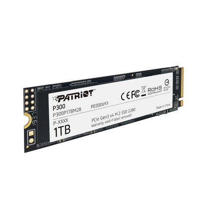Patriot P300 M.2 PCIe Gen 3 x4 1TB Low-Power Consumption SSD - P300P1TBM28