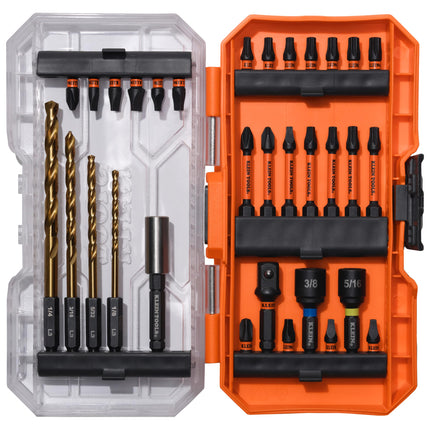 Klein Tools 33811 Drill and Driver Bit Set 32-Piec