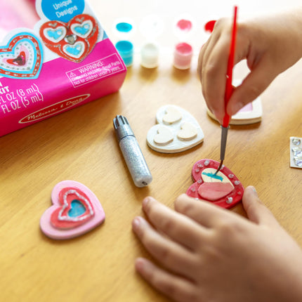 Melissa & Doug Paint & Decorate Your Own Wooden Magnets Craft Kit � Butterflies, Hearts, Flowers