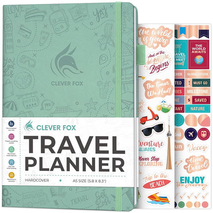 Clever Fox Travel Journal – Vacation Planner with 