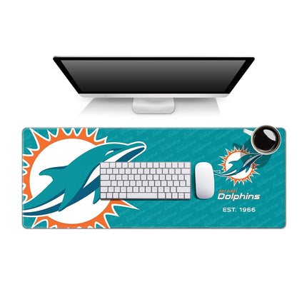 YouTheFan NFL Miami Dolphins Logo Series Desk Pad 