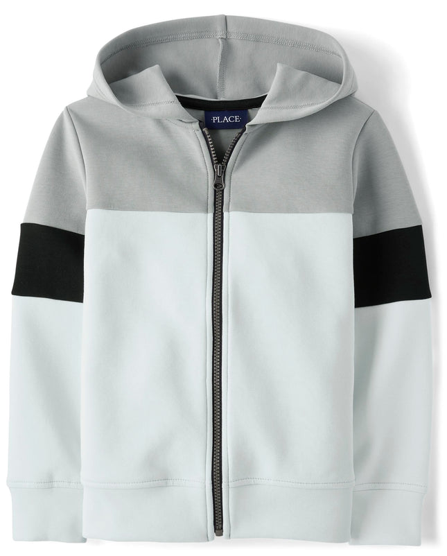 The Children's Place Boys' Long Sleeve Scuba Knit 