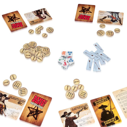 DV Giochi DVG 9105 Bang!: The Dice Game, 7.9 inches