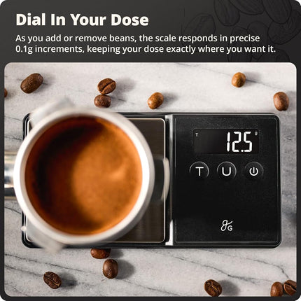 Báscula digital de bolsillo Greater Goods - Resolución de 750 x 0.1 gramos, báscula de laboratorio y para café espresso