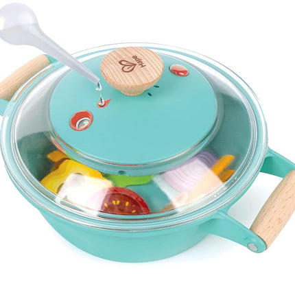Hape Little Chef Cooking & Steam Playset, Kitchen Accessories for Creative Role Play, 3+ Years