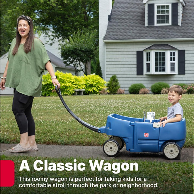 Step2 Wagon for Two Plus Blue - 708300