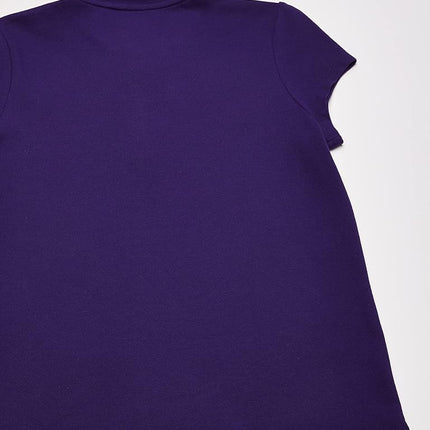 The Children's Place Girls' Short Sleeve Polo, Regal Violet, X-Large