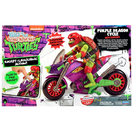 Teenage Mutant Ninja Turtles: Purple Dragon Cycle with Exclusive Raphael Figure. Ideal present for TMNT fans everywhere.