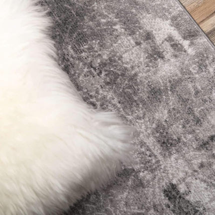 Unique Loom Sofia Collection Traditional Vintage Dark Gray Runner Rug (2' x 10')