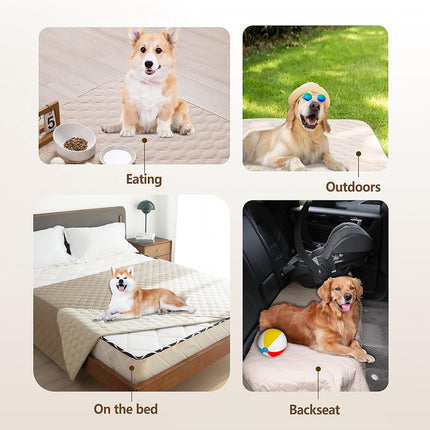 gogobunny Waterproof Dog Blankets for Large Dogs, Pet Bed Cover Breathable