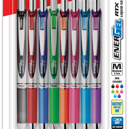 Pentel EnerGel RTX Retractable Liquid Gel Pen, (0.