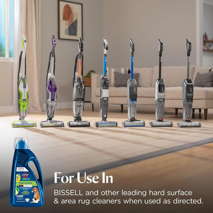 Bissell Multi-Surface Pet with Citrus, 3444G, 80oz, Safe on Sealed Hard Floors and Area Rugs, Removes tough pet messes and elimantes odors, Lemon Eucalyptus Essential Oils
