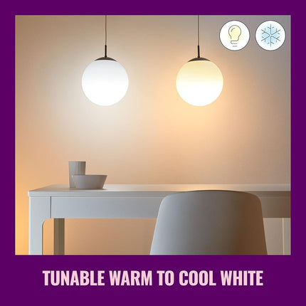 WiZ Clear 60W A19 Adjustable White Filament LED Smart Bulb - Pack of 1 - E26, Indoor - Connects to Your Existing Wi-Fi - Voice or App Control + Motion Activate - Bullet Compatible