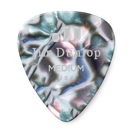 Dunlop 483R14MD Abalone Classic Celluloid Medium G