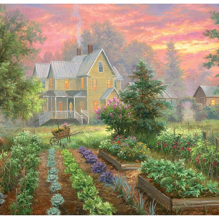 Buffalo Games - Abraham Hunter - Summer Garden - 1000 Piece Jigsaw Puzzle for Adults - Challenging Puzzle Perfect for Game Nights - Finished Size is 26.75 x 19.75