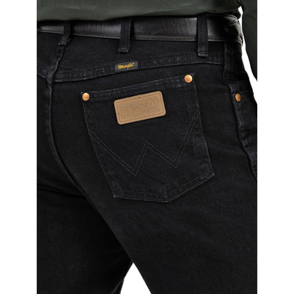 Wrangler Jean Original de Corte Vaquero 13MWZ para Hombre, Negro Sombra, 29W x 34L