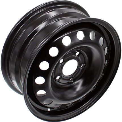 Dorman 939-196 Black Wheel with Painted Finish (15 x 6. inches /5 x 114 mm, 46 mm Offset)