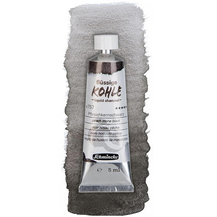 Schmincke - Liquid Charcoal, set, 3 x 5 ml, 18 758 097, for charcoal painting, charcoal drawing and underpainting, vegan