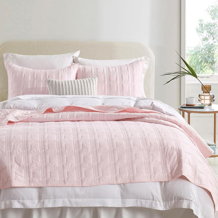 HORIMOTE HOME 100% Cotton Quilt Set Queen Size, Li