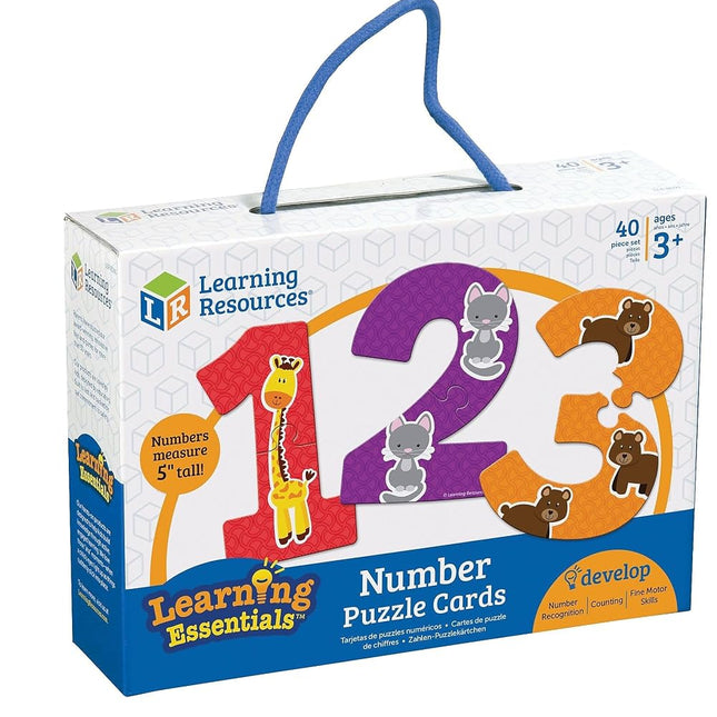 Learning Resources LER8591 Number Puzzle Cards
