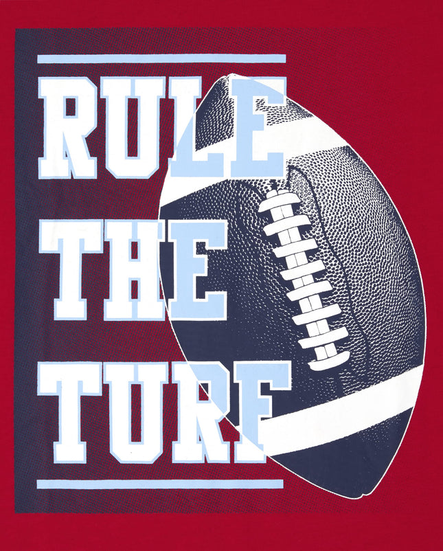 The Children's Place Sports Short Sleeve Graphic T-Shirts, Rule The Turf/Bring It, X-Small