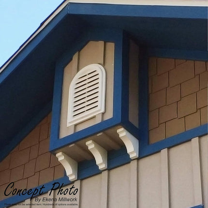 2"W x 5"D x 8 3/8"H Standard Rockford Architectural Grade PVC Corbel
