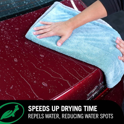 Turtle Wax 50834 1-Step Wax & Dry-26 oz. Double Pack with Microfiber Towel, 52. Fluid_Ounces, 2