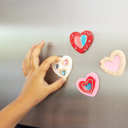 Melissa & Doug Paint & Decorate Your Own Wooden Magnets Craft Kit � Butterflies, Hearts, Flowers