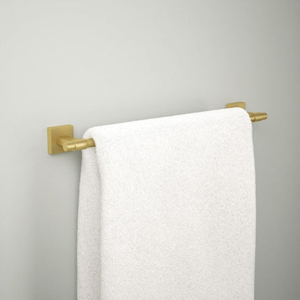 Franklin Brass Maxted (1-Pack) 18' Towel Rack for Bathroom, Modern Gold Bar Holder Wall Mounted Rod, Hardware | Accessories MAX18-MG