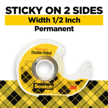 Cinta de doble cara Scotch 3M - 6 rollos
