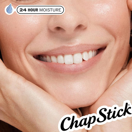 Chapstick Classic (3 Count) Cherry, Strawberry & Spearmint Flavor Skin Protectant Flavored Lip Balm Tube, 3 Count (Pack of 1)