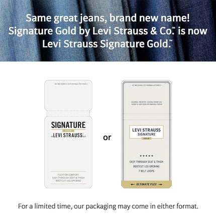 Levi Strauss Signature Gold Men's Bootcut Fit Jeans, Cinder Peak, 36W x 32L