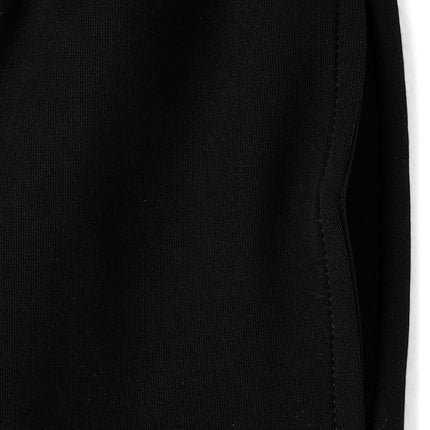 The Children's Place Boys' Active Scuba Knit Jogger Pants, Black/Black, Large