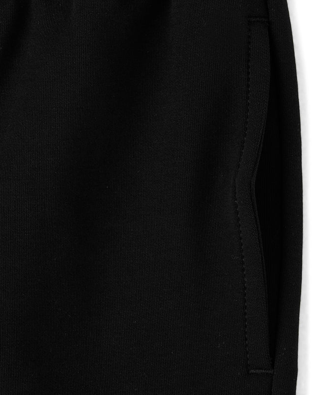 The Children's Place Pantalon de jogging en tricot de plongée pour garçons, noir/noir, moyen