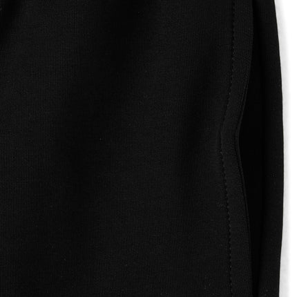The Children's Place Boys' Active Scuba Knit Jogger Pants, Black/Black, Large