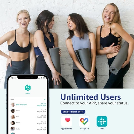 Body Fat Scale, Posture Extra Large Display Digital Bathroom Wireless Weight Scale Composition Analyzer with Heart Rate Heart Index & Body Shape Index with Free APP 400Lb Black