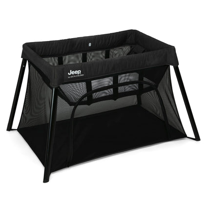 Corral de juegos y moisés 2 en 1 Jeep Horizon Compact Travel, negro