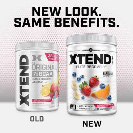 Scivation Xtend BCAA Powder, Branched Chain Amino Acids, BCAAs, Fruit Punch, 30 Servings