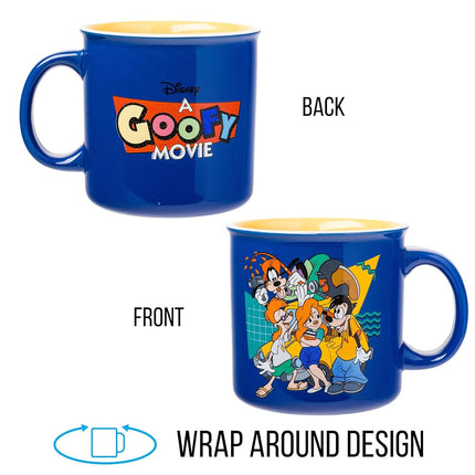 Silver Buffalo Disney A Goofy Movie Retro, Ceramic Camper Mug, 20oz