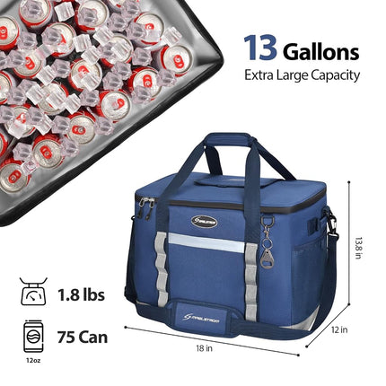Maelstrom Soft Cooler Bag, 75 Can Beach Cooler with Flip-top Access