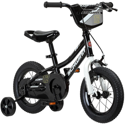Schwinn Koen Boy's Bike with SmartStart, 12" Wheels, Black