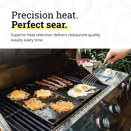 Lodge Rectangular Cast Iron Reversible Grill/Griddle
