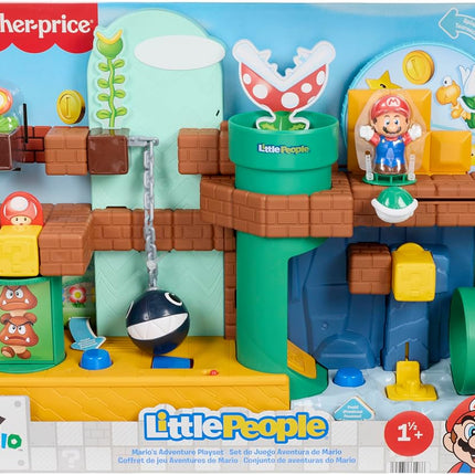 Fisher-Price My Mario Adventure Toddler Toy Set with Sounds and Musical Figures, Preschool Ages 18 Months